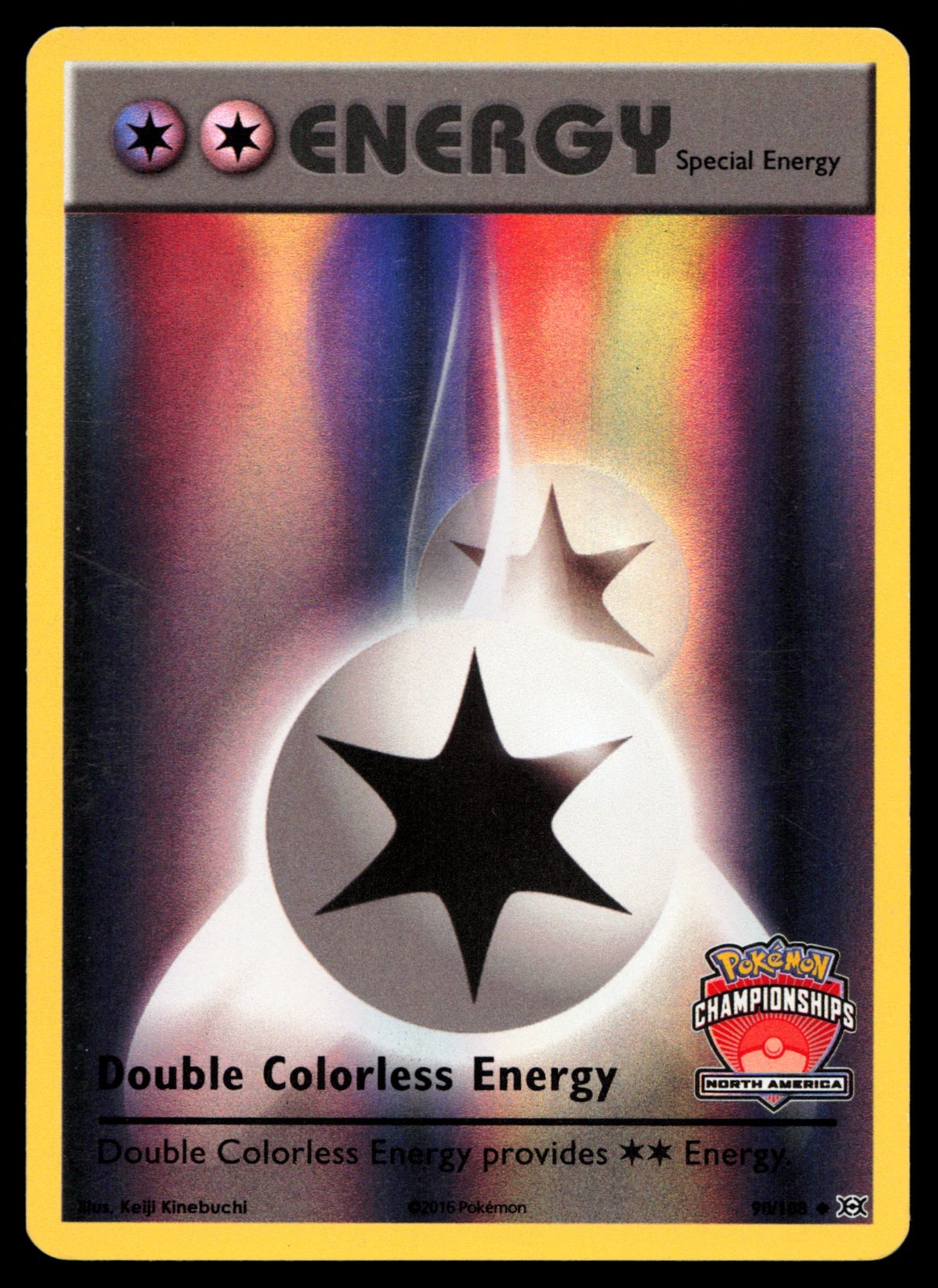 Double Colorless Energy (North America Championships) 090/108 Pokemon Card