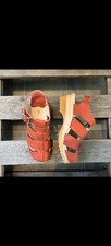 Swedish Clogs Sandals Troentorp Homer Brick Color Size US Womens 7 -7 1/2