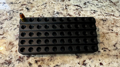 Legacy Outdoors 9mm Stepped Reloading Tray | 50 Round Brass Loading Block