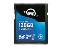 OWC Atlas Pro 128GB SDXC UHS-II 250MB/s 130MB/s V60 Read OWCSDV60P0128