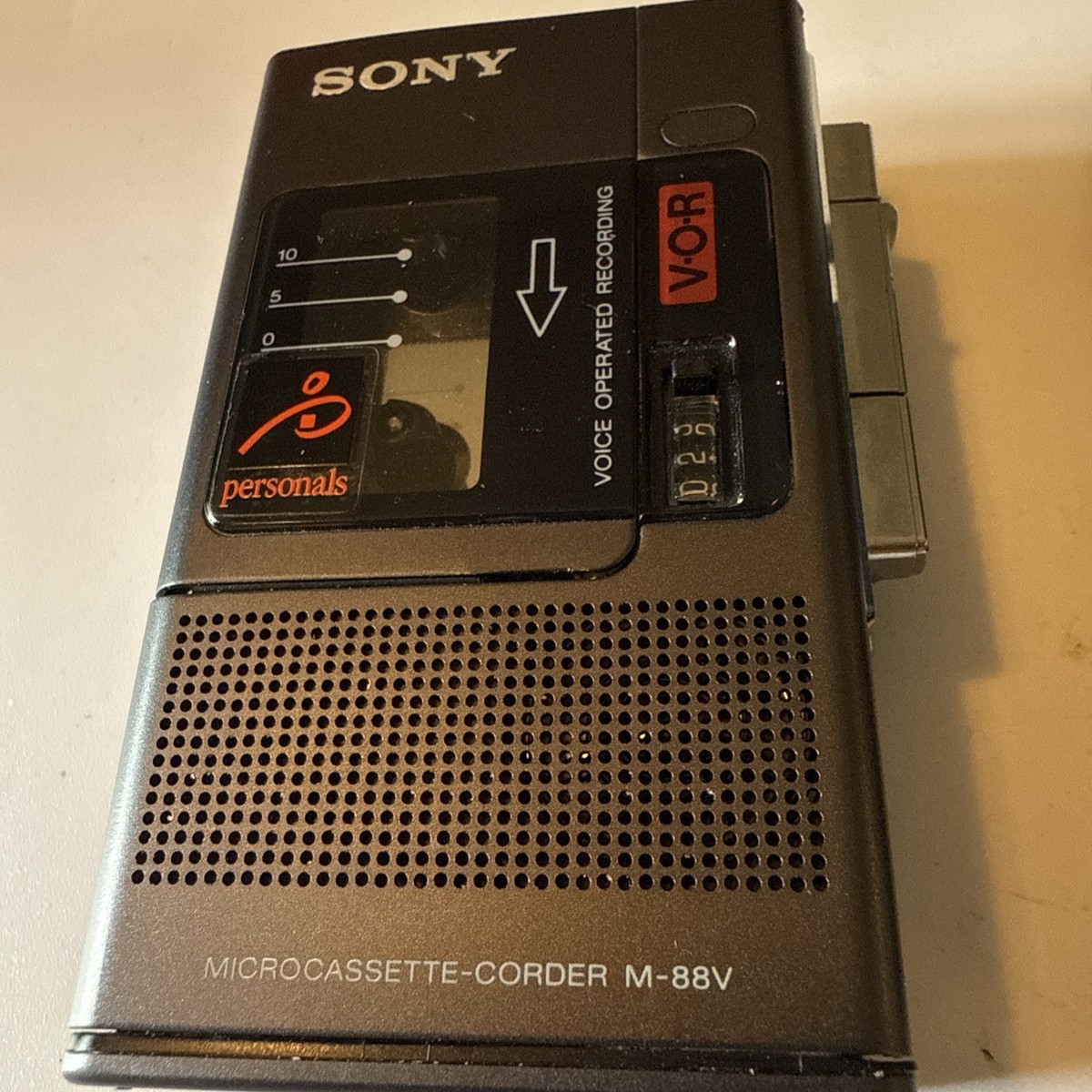 Sony Micro Cassette Recorder / Player M-88v With Voice Operated