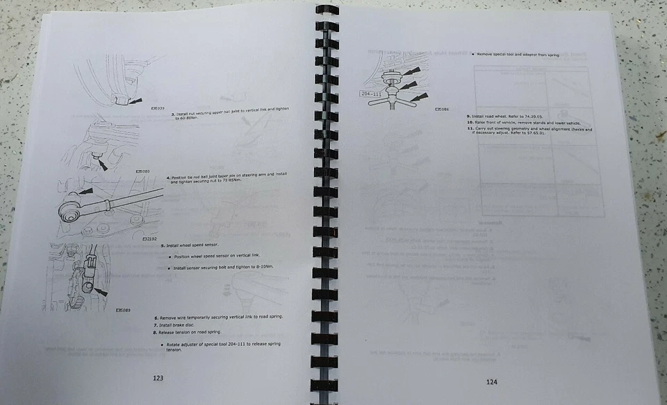 JAGUAR X308 XJ XJ8 XJR 1998 - 2003 MANUAL DE SERVICIO DE TALLER REIMPRESO ENCUADERNADO EN PEINE Foto 3 de 4