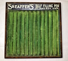 Sheaffer Fountain Pen Display Tray In Very Good Condition Measures 7" X 7"