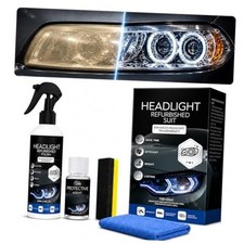 Automotive Headlight Restoration Kit - Fast  Easy Car Headlight Cleaner for