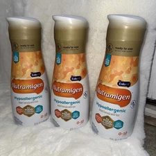 x3 Nutramigen Ready To Use 32oz bottles Bottles Hypoallergenic SHIPS TODAY