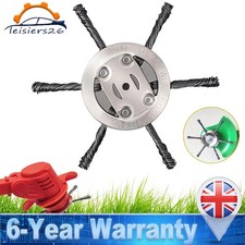 6 Head Steel Wire Grass Trimmer Head Universal Brush Strimmer Head Attachment