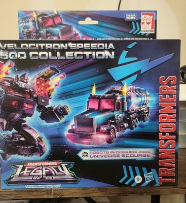 Transformers Legacy Leader Class Scourge Velocitron Speedia 500 
