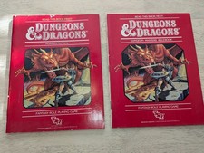 Dungeons & Dragons Set 1st Print '83 Players Guide, DungeonMaster Rulebook Nice!