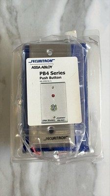 New Securitron PB4LN-2 Momentary Narrow Push Button