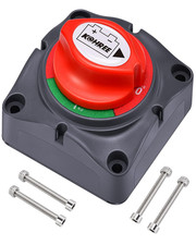 Battery Disconnect Switch 12V, 12V-48V Battery Shut off Kill Isolator- Waterproo