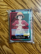 One Piece TCG 2022 Demo Deck Monkey D. Luffy Pre-Errata   SEALED w/ Promo Pack
