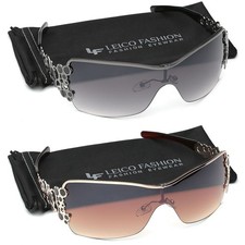 Big Oversized Shield Fashion Sunglasses For Women Unique Design
