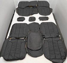 For Dodge Ram Quad Cab 1500 2002 Gray Leather Seat Covers Al10 For Dodge Ram Quad Cab 1500 2002 Gray Leather Seat Covers Al10