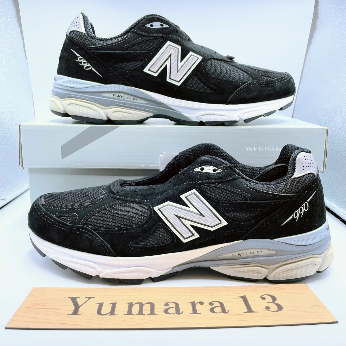New Balance 990v3 Made in U.S.A 26.5㎝ New Balance 990v3 Made in USA Black 2021 M990BS3 Men's Size | eBay