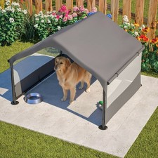 waterproof Dog Shade Shelter Sun Rain Protection Canopy Outdoor Pet Tent Patio