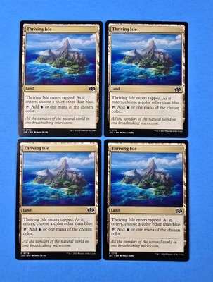 4x Thriving Isle Foundations Jumpstart 2025 J25 Mtg Magic Land
