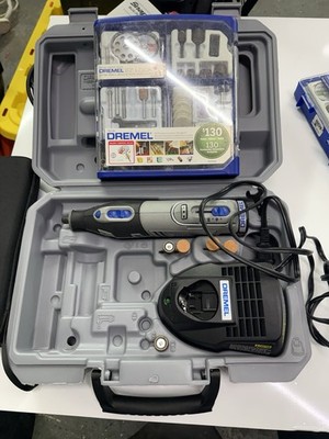 Dremel 8220 12V Li-Ion Cordless Rotary Multi-Tool Kit EZ Lock 130pc