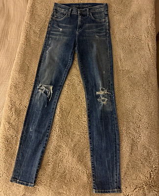 Citizens of Humanity Women s High Rise rocket Skinny Distressed Jeans 26