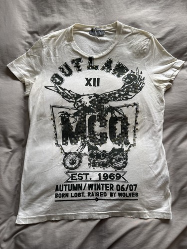 Alexander McQueen, Vintage Alexander McQueen Rivets T Shirt Size L Large
