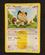 Pokémon TCG Meowth 102/101 Noble Victories Secret Rare Holo Card LP on eBay