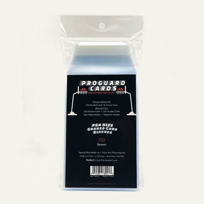 PSA Perfect Fit Graded Card Sleeves for PSA Slabs & More 100 200 300 500 or 1000