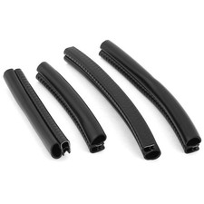 XMHF Car Rubber Sealing Sealed Strip Door Guard Buffer Protector Black black