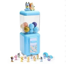 FAO Schwarz Bluey Toy Vending Machine Throwback Play Market Stand - 13pk