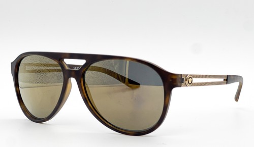 NEW VERSACE MOD.4312 5181/4T TORTOISE GOLD AUTHENTIC SUNGLASSES 60-15 - Picture 1 of 5