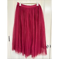 NWT Matilda Jane Sparkle City Tulle Skirt in Berry