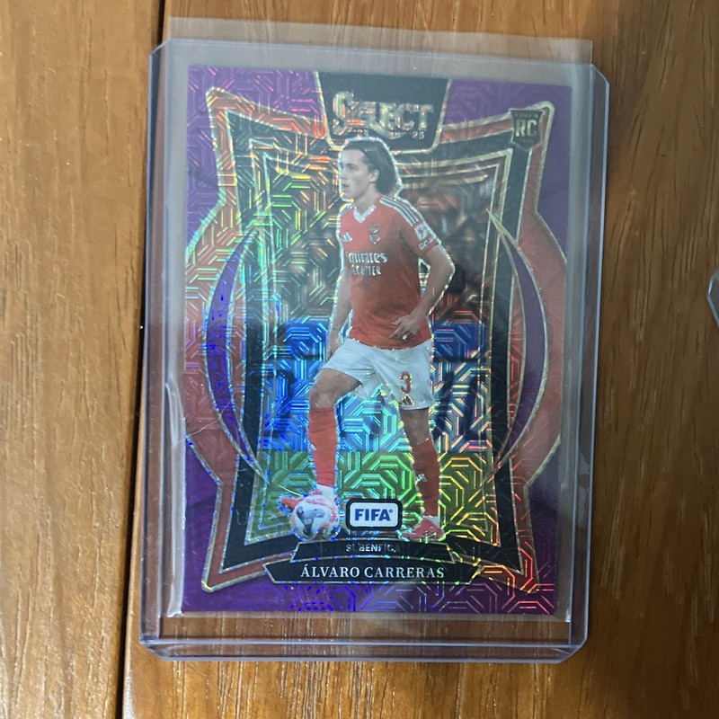 Panini 2024-25 Select FIFA Alvaro Carreras Rookie Prizm Terrace #51 Benfica