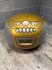 Sony CFD-E75 CD Cassette Player Radio Boombox No Cord