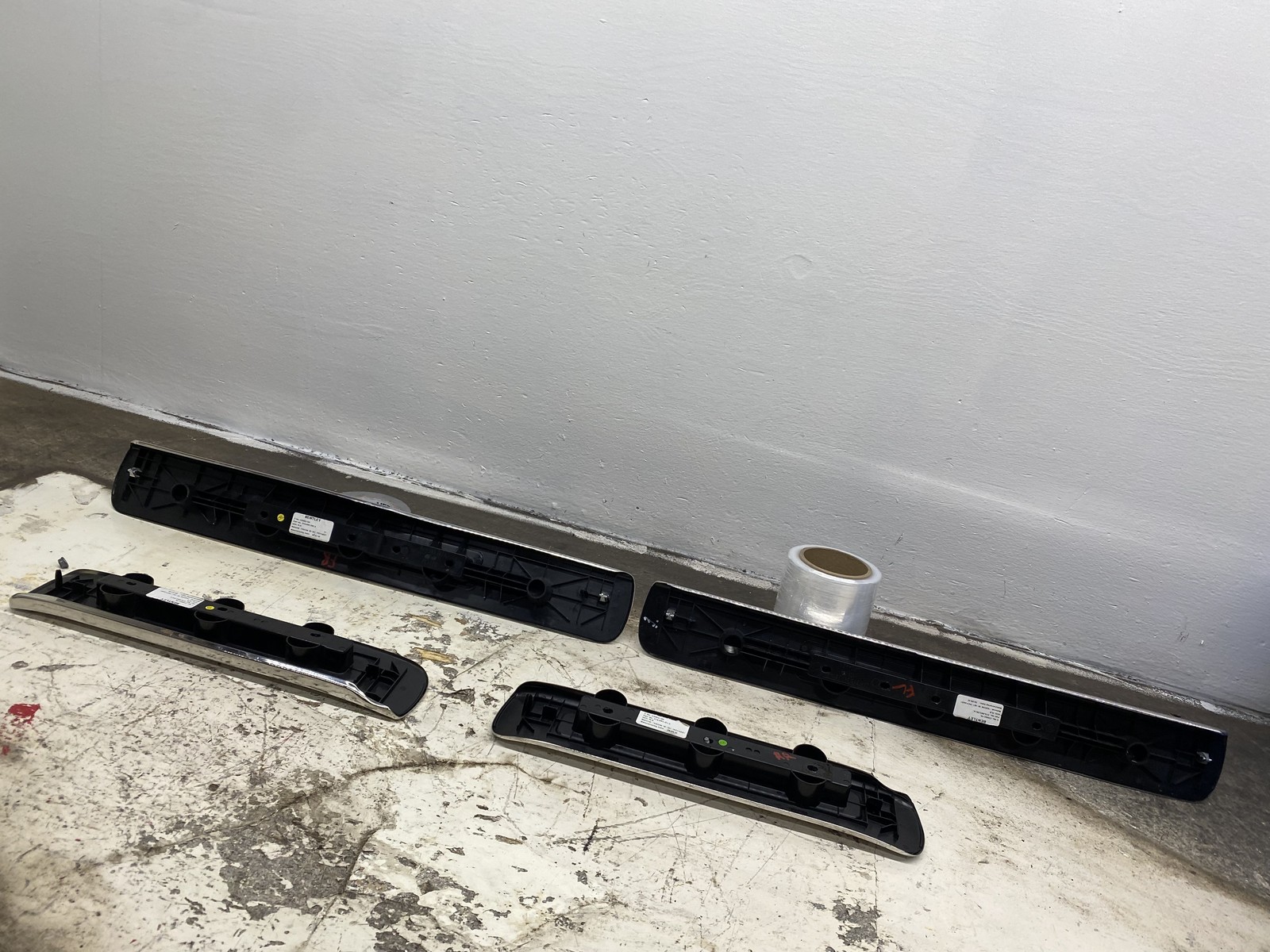 2010-2020 BENTLEY MULSANNE FRONT REAR LEFT RIGHT DOOR SILL SCUFF PLATE PANEL SET