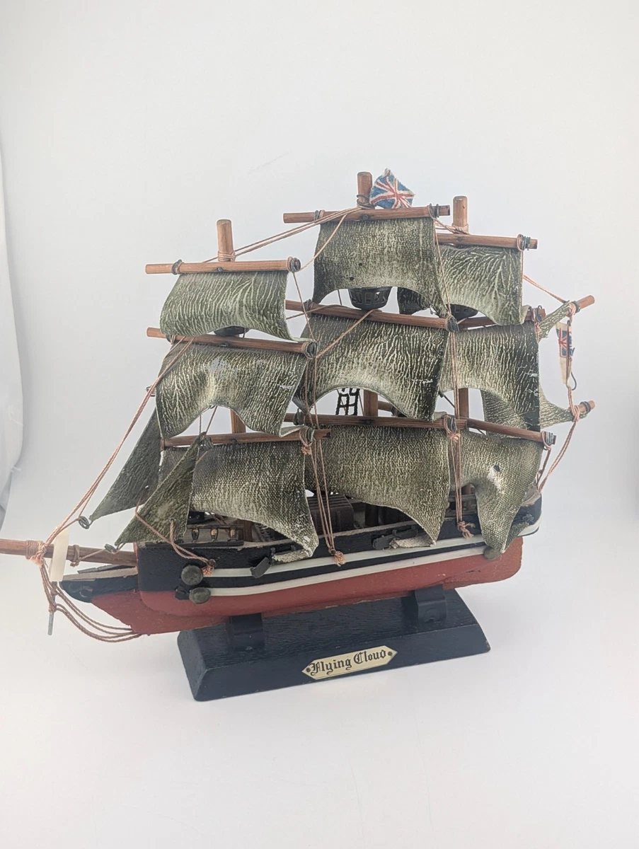 仿古木制帆船模型船| eBay