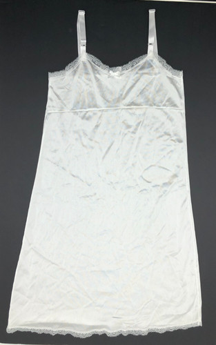 Vintage JC Collections Girls White Full Slip & Lace size 12 "Excellent"