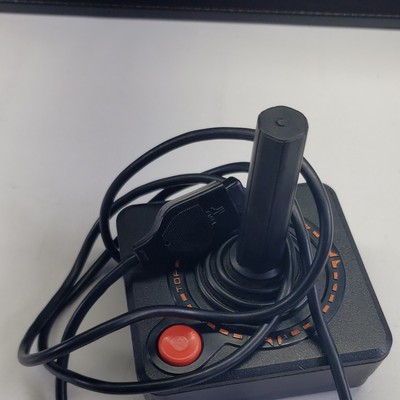 Atari CX-40 Wired Joystick Black Red Ergonomic Plastic for Atari 2600 Console