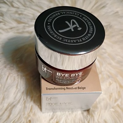 It Bye Bye Redness Neutralizing Correcting Cream, Transforming Neutral Beige NIB