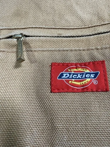 Dickies Detroit Style Work Jacket Brown Canvas Blanket Lined Est XL image 13