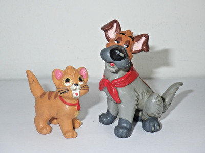 2er Set Vintage PVC Figuren Oliver & Cie Walt Disney - Bully Bullyland B18/2