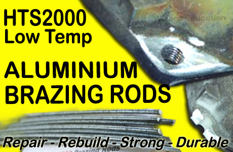 5 Aluminium repair rods (low temp, no Flux required!), HTS2000 (the real one)