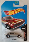 HW's '67 Chevy Camaro, silver 5 spokes, recarded, MINT car in Sterling Clamshell