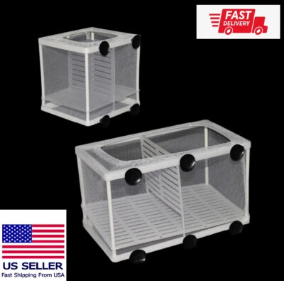 Fish Breeding Incubator Net Hanging Fish Hatchery Isolation Box For Aquarium