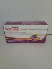 Original Sculpey Oven Bake Clay White 1 Lb. (454g)