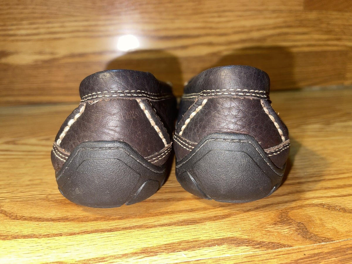 L.L. Bean Leather Shoes Driving Loafers Vibram Soles Drk Brown Neutral Size 14EE ISAIAH-BRN_WEB1.jpg?v=  main image 4