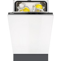 Zanussi Zdv12005fa A+ Fully Integrated Dishwasher Slimline 45cm 9 Place Black Zanussi Zdv12005fa A+ Fully Integrated Dishwasher Slimline 45cm 9 Place Black