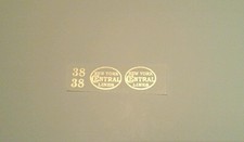 Lionel Pre-war Standard Scale 38 Loco Gold Metallic Waterslide Decal Engine Set