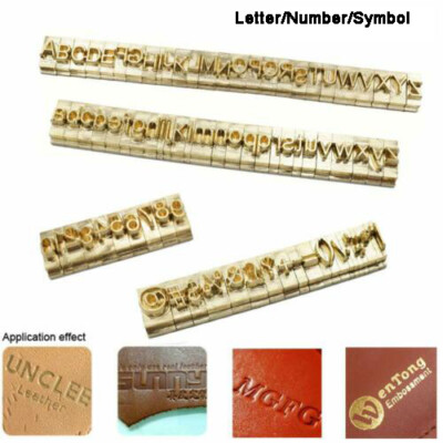 Brass Mold Capital Lowercase Letters Number Symbol T-Slot for Hot Foil Stamping