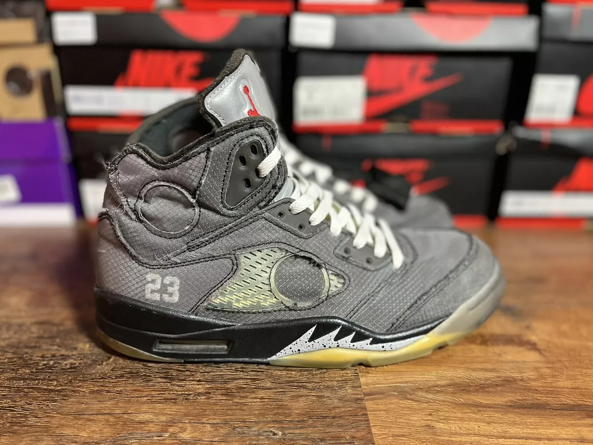 Jordan 5 Retro x OFF-WHITE ‘ Black ‘ - Size 10 - CT8480-001