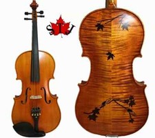 SONG Maestro Viola 16  ,Flames Mape back Inlayed Maple Leaf,Big Rich Sound 9771