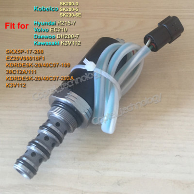 SKX5P-17-208 Magnetventil EZ20V00018F1 für Kobelco Kawasaki K3V112 *