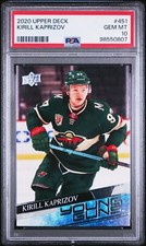 2020 Upper Deck #451 Kirill Kaprizov Young Guns PSA 10
